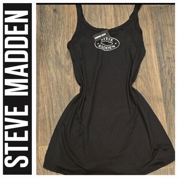 Steve Madden Circle Logo Cami Sleep Shirt - Picture 2 of 9